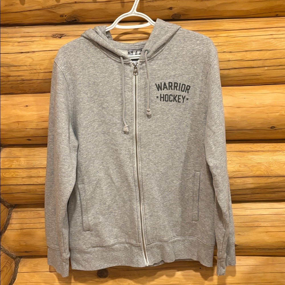 Warrior Hockey Gray Men's Hoodie